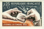 Journée du timbre 1966 - Le poinçon