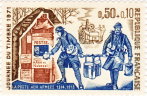 Journée du timbre 1971 - La poste aux armées (1914-1918)