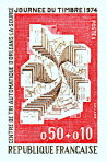 Journée du timbre 1974 - Centre de tri automatique d'Orléans-La-Source
