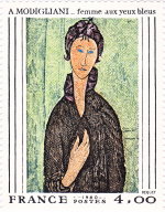 A.Modigliani - "Femme aux yeux bleus"