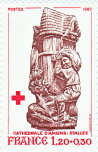 Croix-Rouge 1980 - Cathédrale d'Amiens : Stalles