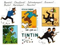 Bloc-feuillet Fête du timbre 2000 - "Tintin"