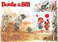 Bloc-feuillet Fête du timbre 2002 - "Boule et Bill"