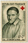 Croix-Rouge 1958 - Saint Vincent de Paul (1581-1660)