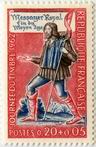 Journée du timbre 1962 - Messager Royal de la fin du Moyen-age