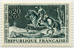 Journée du timbre 1964 - Courrier à cheval XVIIIème siècle