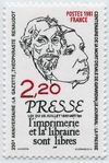 Presse - Loi du 29 juillet 1881, l'imprimerie et la librairie sont libres