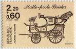 Journée du timbre 1986 - Malle-poste Briska