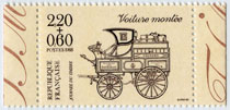 Journée du timbre 1988 - Voiture montée