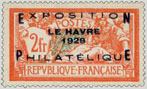 Type Merson - Exposition Philatélique - Le Havre 1929