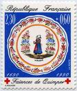 Croix-Rouge 1990 - Faïences de Quimper