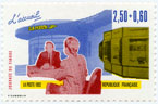 Journée du timbre 1992 - La Poste, l'accueil