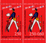Journée du timbre 1993 - La distribution du courrier