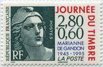 Journée du timbre 1995 - Marianne de Gandon (1945-1995)