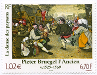 Pieter Bruegel l'Ancien (vers 1525-1569) - "La danse des paysans"