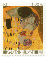 Oeuvre de Gustav Klimt - Le baiser