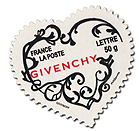 Timbres coeur Givenchy