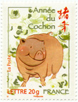Bloc-feuillet Nouvel an chinois - Année du cochon