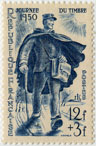 Journée du timbre 1950 - Le facteur