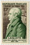 Journée du timbre 1954 - Lavallette - Directeur Général des Postes de 1804 à 1815