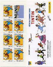 Carnet Fête du timbre 2000 - "Tintin"