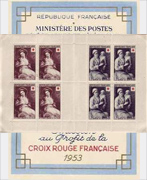 Carnet Croix-Rouge 1953
