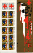 Carnet Croix-Rouge 1987 - Melchior Broederlam - "La fuite en égypte"