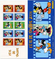 Carnet Fête du timbre 2004 - "Mickey Mouse"
