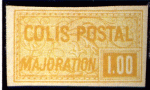 Colis-Postal, Majoration - Non dentelé
