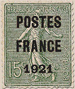 préoblitéré - Semeuse POSTES FRANCE 1921